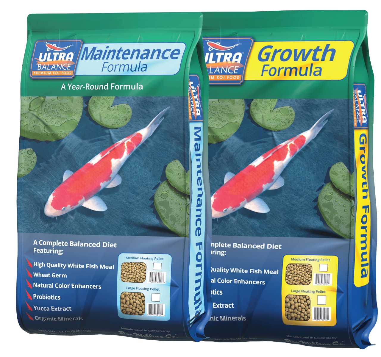 Ultra Balance Koi Food - Growth & Maintenance